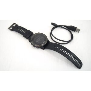 Garmin Fenix 5x GPS Smartwatch | Slate Gray Sapphire, Black Band, Factory Reset